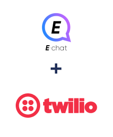 Integración de E-chat y Twilio