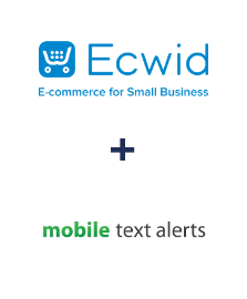 Integración de Ecwid y Mobile Text Alerts