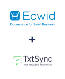 Integración de Ecwid y TxtSync