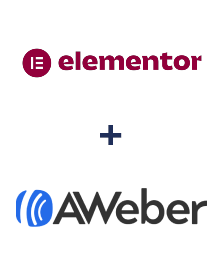 Integración de Elementor y AWeber