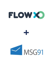 Integración de FlowXO y MSG91