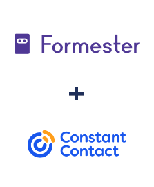 Integración de Formester y Constant Contact