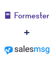 Integración de Formester y Salesmsg