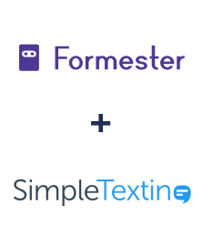 Integración de Formester y SimpleTexting