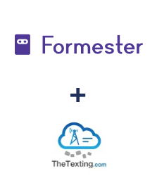 Integración de Formester y TheTexting