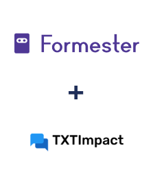 Integración de Formester y TXTImpact
