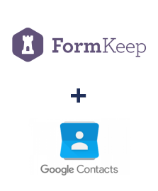Integración de FormKeep y Google Contacts