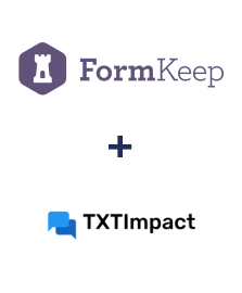 Integración de FormKeep y TXTImpact