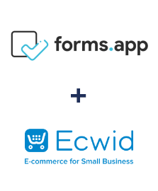 Integración de forms.app y Ecwid