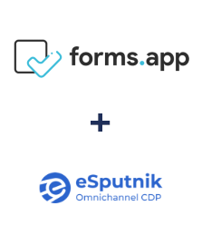 Integración de forms.app y eSputnik