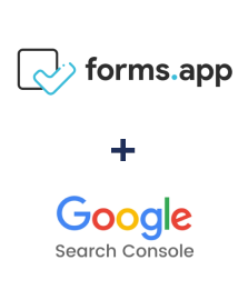 Integración de forms.app y Google Search Console