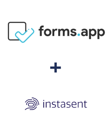 Integración de forms.app y Instasent