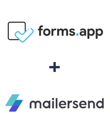 Integración de forms.app y MailerSend