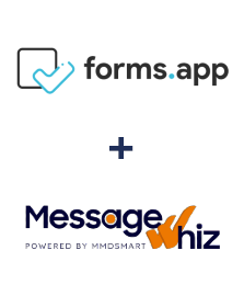 Integración de forms.app y MessageWhiz
