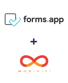 Integración de forms.app y Mobiniti