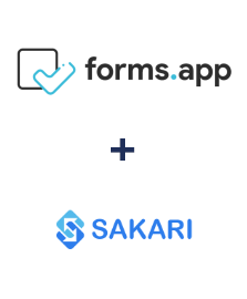 Integración de forms.app y Sakari