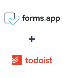 Integración de forms.app y Todoist