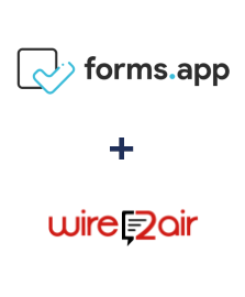 Integración de forms.app y Wire2Air