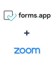 Integración de forms.app y Zoom