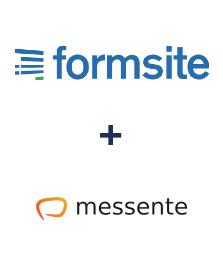 Integración de Formsite y Messente