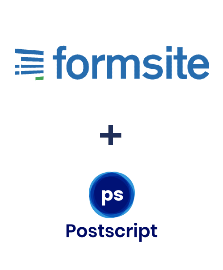 Integración de Formsite y Postscript