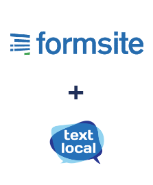 Integración de Formsite y Textlocal