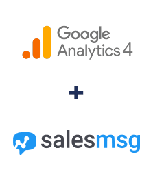 Integración de Google Analytics 4 y Salesmsg