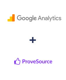Integración de Google Analytics y ProveSource