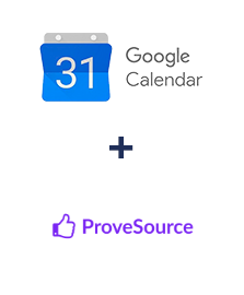 Integración de Google Calendar y ProveSource