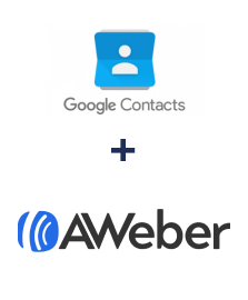 Integración de Google Contacts y AWeber