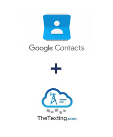 Integración de Google Contacts y TheTexting