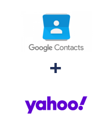 Integración de Google Contacts y Yahoo!