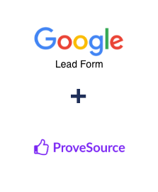 Integración de Google Lead Form y ProveSource