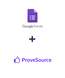 Integración de Google Forms y ProveSource