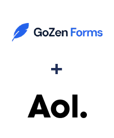 Integración de GoZen Forms y AOL