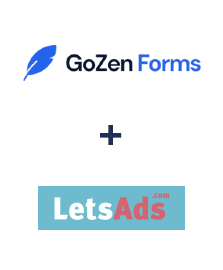Integración de GoZen Forms y LetsAds