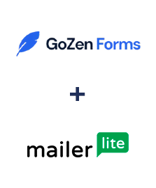 Integración de GoZen Forms y MailerLite