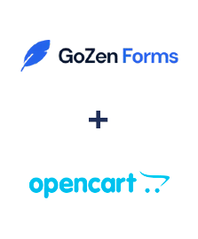 Integración de GoZen Forms y Opencart