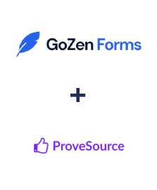 Integración de GoZen Forms y ProveSource