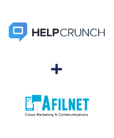 Integración de HelpCrunch y Afilnet