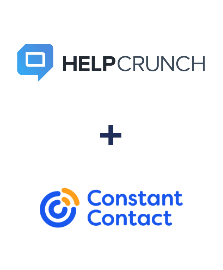 Integración de HelpCrunch y Constant Contact