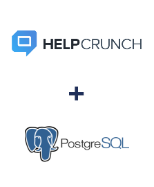 Integración de HelpCrunch y PostgreSQL