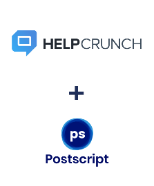 Integración de HelpCrunch y Postscript