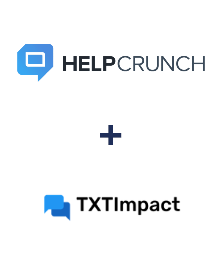 Integración de HelpCrunch y TXTImpact