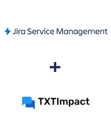 Integración de Jira Service Management y TXTImpact
