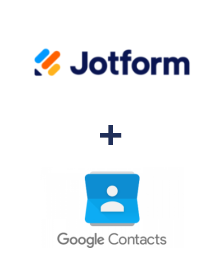 Integración de Jotform y Google Contacts