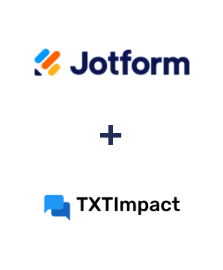 Integración de Jotform y TXTImpact