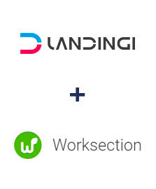 Integración de Landingi y Worksection