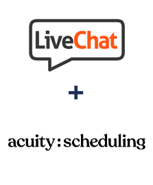 Integración de LiveChat y Acuity Scheduling