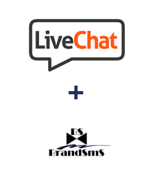 Integración de LiveChat y BrandSMS 